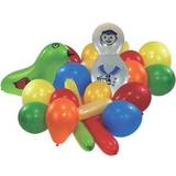 Festprodukter Amscan latexballonger former och färger, sorterade färger