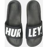 Hurley Herr Tofflor & Sandaler Hurley Men's Jumbo Tier Slide Sandals Black/White Black/White