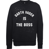 Star Wars Herr Tröjor Star Wars Darth Vader Is The Boss Sweatshirt Black