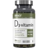Vitaminer & Mineraler Elexir Pharma D3-Vitamin 2500 IE 180 st