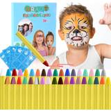 Jul Smink Uraqt Body Face Paint Crayons 36 Colors