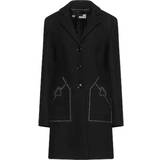 Love Moschino Kläder Love Moschino Black Wool Vergine Jackets & Coat IT48