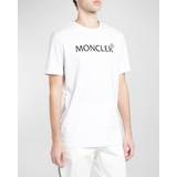 Moncler Bomull - Vita Kläder Moncler Logo T-Shirt White