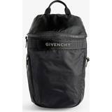 Väskor Givenchy Mens Black G-Trek Branded Woven Backpack