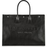 Väskor Saint Laurent Noe YSL Rive Gauche Leather Shopper Black Black one-size