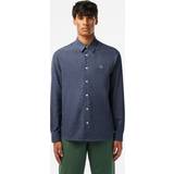Lacoste Herr Skjortor Lacoste Slim Fit tröja för män, Navy Blue/Flour
