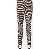 Bogner Kläder Bogner Elaine zebra-print stirrup ski pants multicoloured