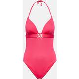 Jersey Badkläder Max Mara Cecilia embellished swimsuit pink
