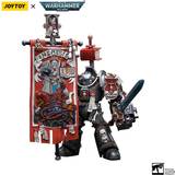 Plastleksaker - Riddare Figurer Joy Toy Warhammer 40k Actionfigur 1/18 Grey Knights Terminator Retius Akantar 13 cm