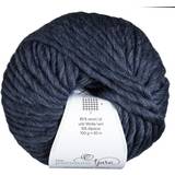 Garn Chunky Wool 100g jeansblå