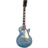 Gibson les paul standard Gibson Custom Colour Series Les Paul Standard 50s, Transparent Ocean Blue Electric Guitar