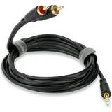 QED 3.5mm kablar QED Connect Jack to Phono Cable 1.5