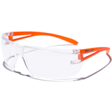 Orange Ögonskydd Zekler Glasögon Hi-Vis Klar/Orange