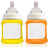 Orange Nappflaskor Cherub Baby Flaska 150ml Orange/Gul 2-pack