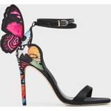 Sophia Webster Pumps Sophia Webster Chiara Butterfly Embroidered Stiletto Sandals MIDNIGHT BUTTERFL 10B
