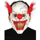 Gummi/Latex - Röd Masker Clown mask Horror