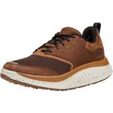 Keen Snörning Sneakers Keen Men's WK400 Leather Walking Shoe, 42.5, Bison-Toasted Coconut
