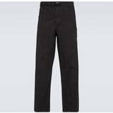 C.P. Company Byxor & Shorts C.P. Company Ba-Tic straight cotton pants grey