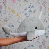 Warmies Leksaker Warmies cozy plush narwhal fully microwavable lavender scented toy