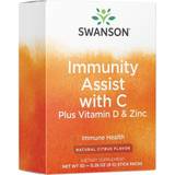 D-vitaminer - Naturell Vitaminer & Mineraler Swanson Immunity Assist with C Plus Vitamin D & Zinc, Citrus