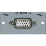 Kindermann Kablar Kindermann 7444000501 kabelomvandlare hane/hona VGA HD