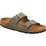 Herr - Latex Tofflor & Sandaler Birkenstock Men's Arizona Soft Footbed Oiled Leather Casual Sandals