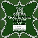 Optima Musiktillbehör Optima Violinsträngar guldbrokad premium 1/2 E 0,26 S medium