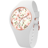 Dam - Silikon Armbandsur Ice-Watch flower white sage white womens 020516 m