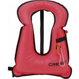 Röda Våtdräktsdelar Cressi Snorkel Vest Standard Portable Inflatable Jacket