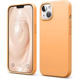 Mobiltillbehör Elago Compatible with iPhone 13 Case, Liquid Silicone Case, Full Body Screen Camera Protective Cover, Shockproof, Slim Phone Case, Anti-Scratch Soft Microfiber Lining, 6.1 inch Orange