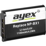 Batterier & Laddbart ayex np-bx1 li-ion akku für sony cybershot