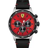 Ferrari Armbandsur Ferrari 830387, Svart, Röd, 45 mm