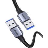 USB A-USB A - USB-kabel Kablar Ugreen USB 3.0 A to A Cable 3FT USB Braided Type A to Type A Cable Compatible with Hard 3.3ft