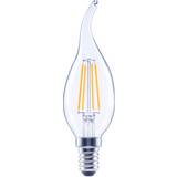 Flair LED-lampor Flair Kronljus LED CL35 E14 2,2W25W 250lm 2700K varmvit med böjd topp