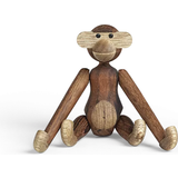 Julpynt Kay Bojesen Monkey Mini Teak Prydnadsfigur 9.5cm