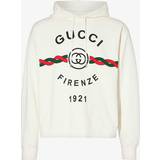 Gucci Vita Kläder Gucci Mens Sunlight Mc Brand-print Relaxed-fit Cotton-jersey Hoody