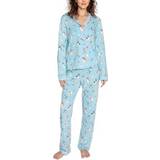 PJ Salvage Kläder PJ Salvage Playful Prints Pyjama Lt blue w patt