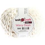 Knitcraft Cream Wavy Days Yarn 50g