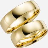 Ringar Förlovningsring 9k guld kupad mm 1,5 mm
