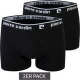 Pierre Cardin Herr Kalsonger Pierre Cardin 2er pack unterwäsche boxershorts unterhose schwarz Schwarz