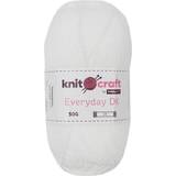 Knitcraft White Everyday DK Yarn 50g