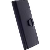 Krusell Plånboksfodral Krusell Sigtuna foliowallet Universal Leather Flip Case Svart Max. Telefon: 155 x 75 x 10 mm