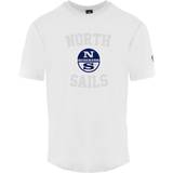North Sails Herr Kläder North Sails White Cotton T-Shirt