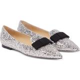 Silver Loafers Jimmy Choo Silver Gala Slippers Champagne IT