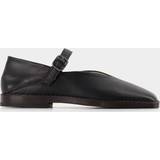 LEMAIRE Leather Mary Jane ballet flats black