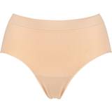Ambra Ladies Pack Bare Essentials Midi Brief Underwear Rose Beige 12-14 Skin Tones