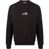 DSquared2 Herr - Sweatshirts Tröjor DSquared2 Icon cotton sweatshirt men Cotton Black
