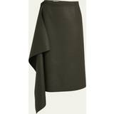 Moncler M Kjolar Moncler Wool & Cashmere Midi Skirt
