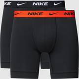 Orange Kalsonger Nike 2-pack Cotton Stretch Boxer Brief Black/Orange