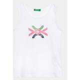 United Colors of Benetton Bodys United Colors of Benetton Top 3I1XCH012 Weiß Regular Fit